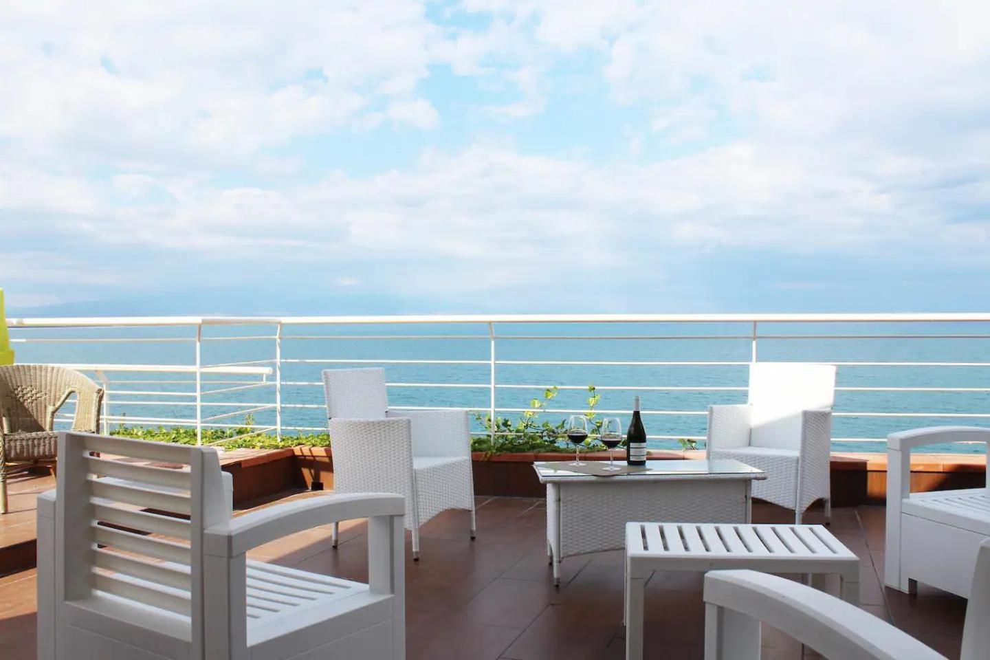 Terrazza Sul Mare Villa Agnone Bagni Exteriör bild