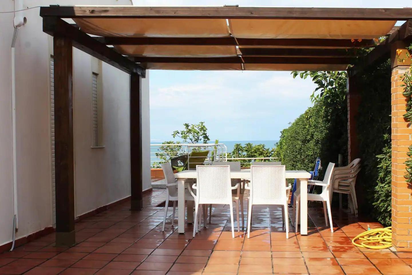 Terrazza Sul Mare Villa Agnone Bagni Exteriör bild