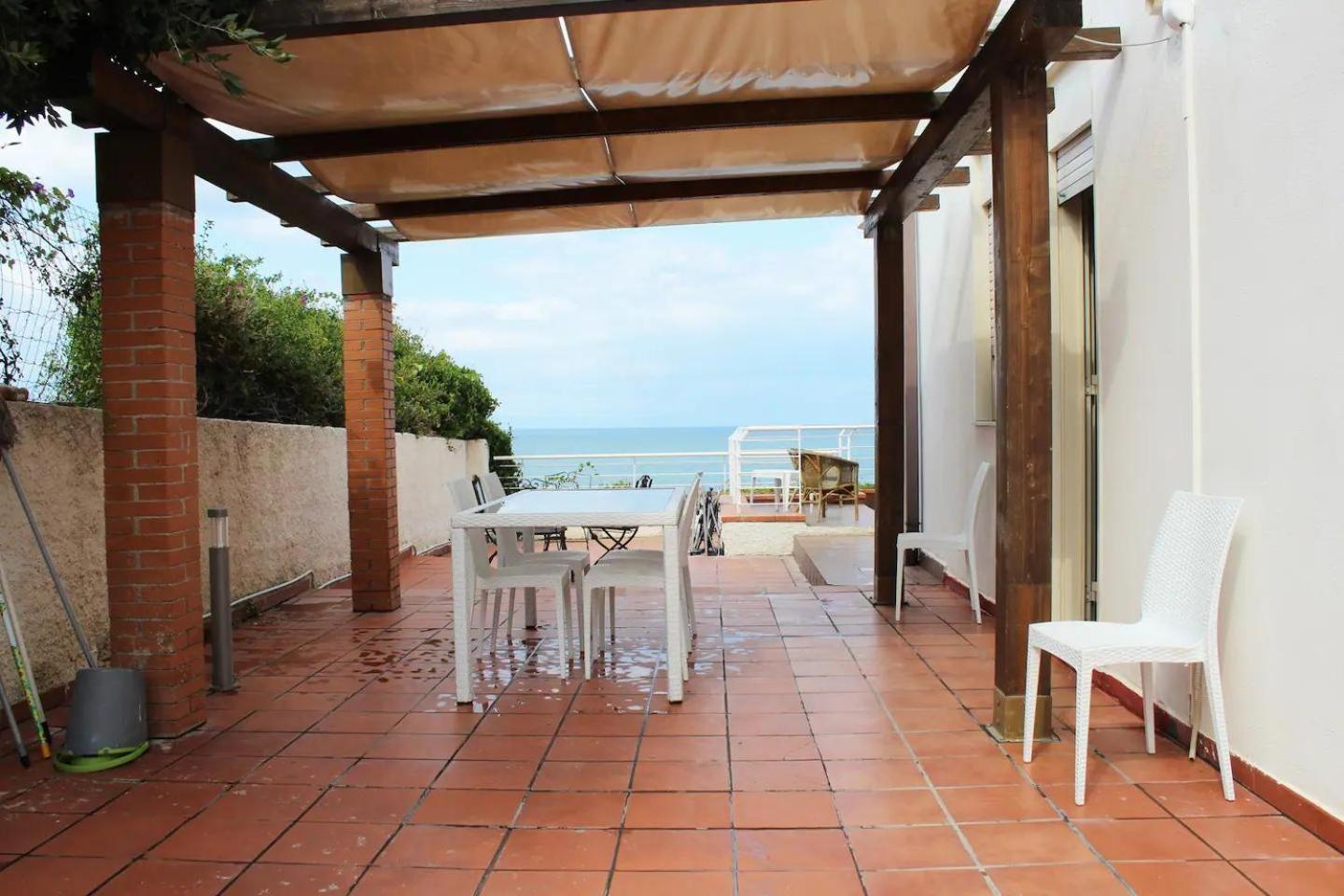 Terrazza Sul Mare Villa Agnone Bagni Exteriör bild
